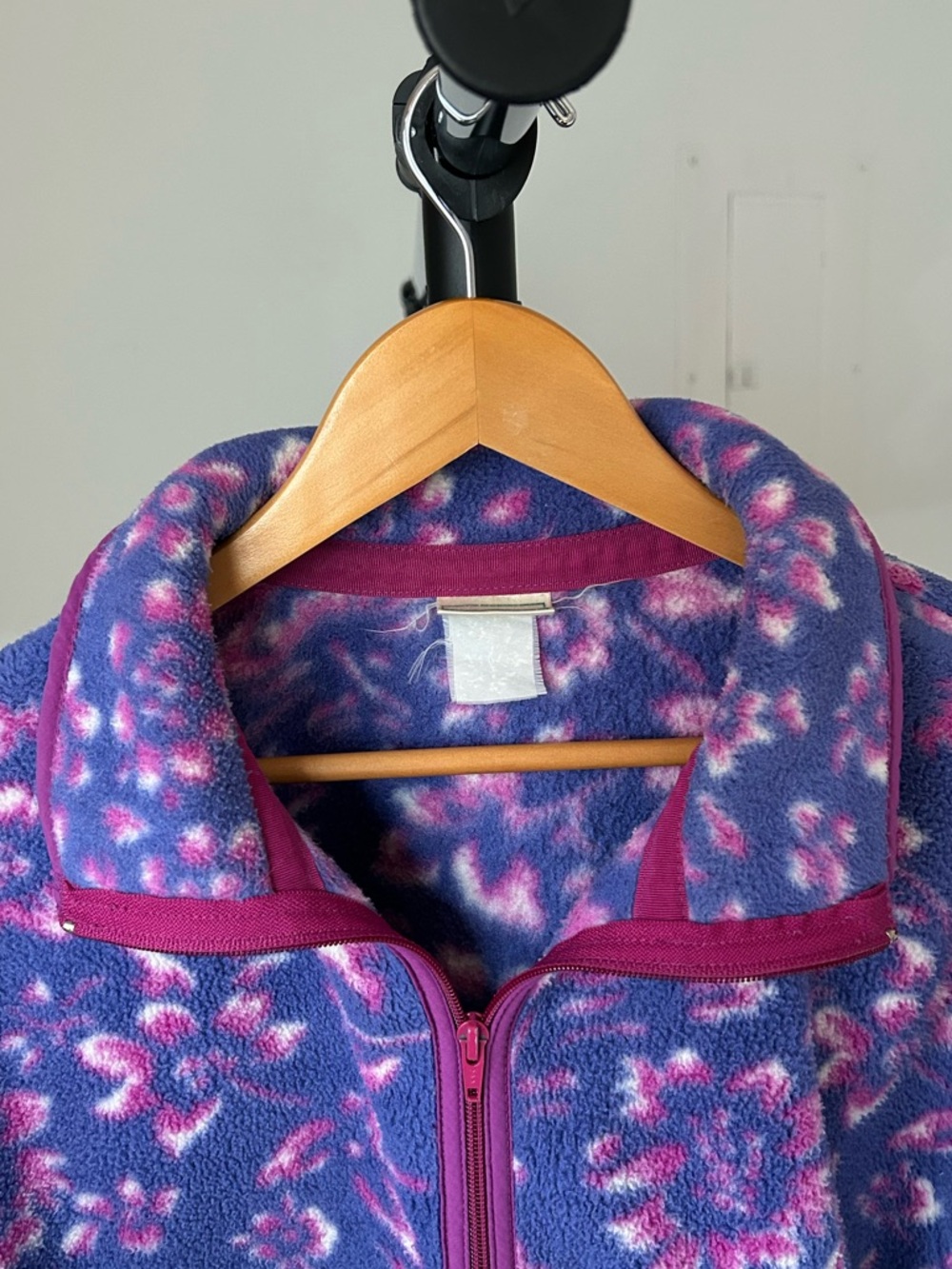 Vintage LL Bean Fleece Floral Jacket - Picture 6 of 9